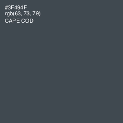 #3F494F - Cape Cod Color Image